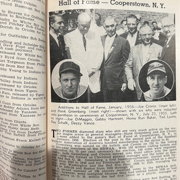 Vintage 1956 The Sporting News Official Baseball Guide. - Picture 3 of 7